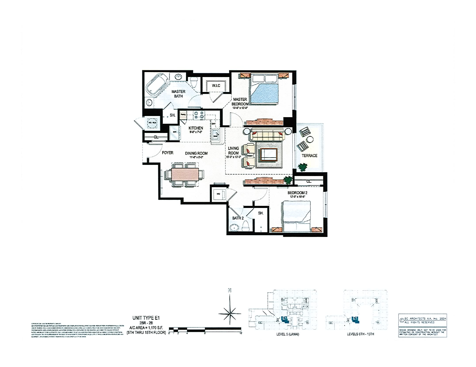 Two City Plaza Floorplan Plan E1