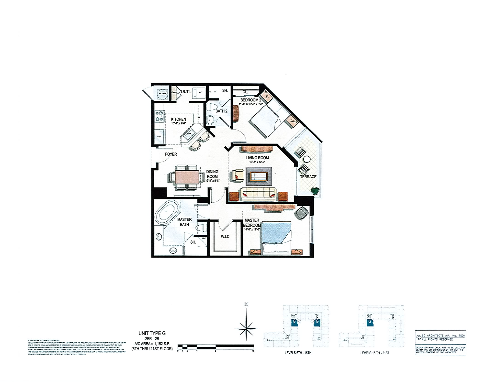 Two City Plaza Floorplan Plan G