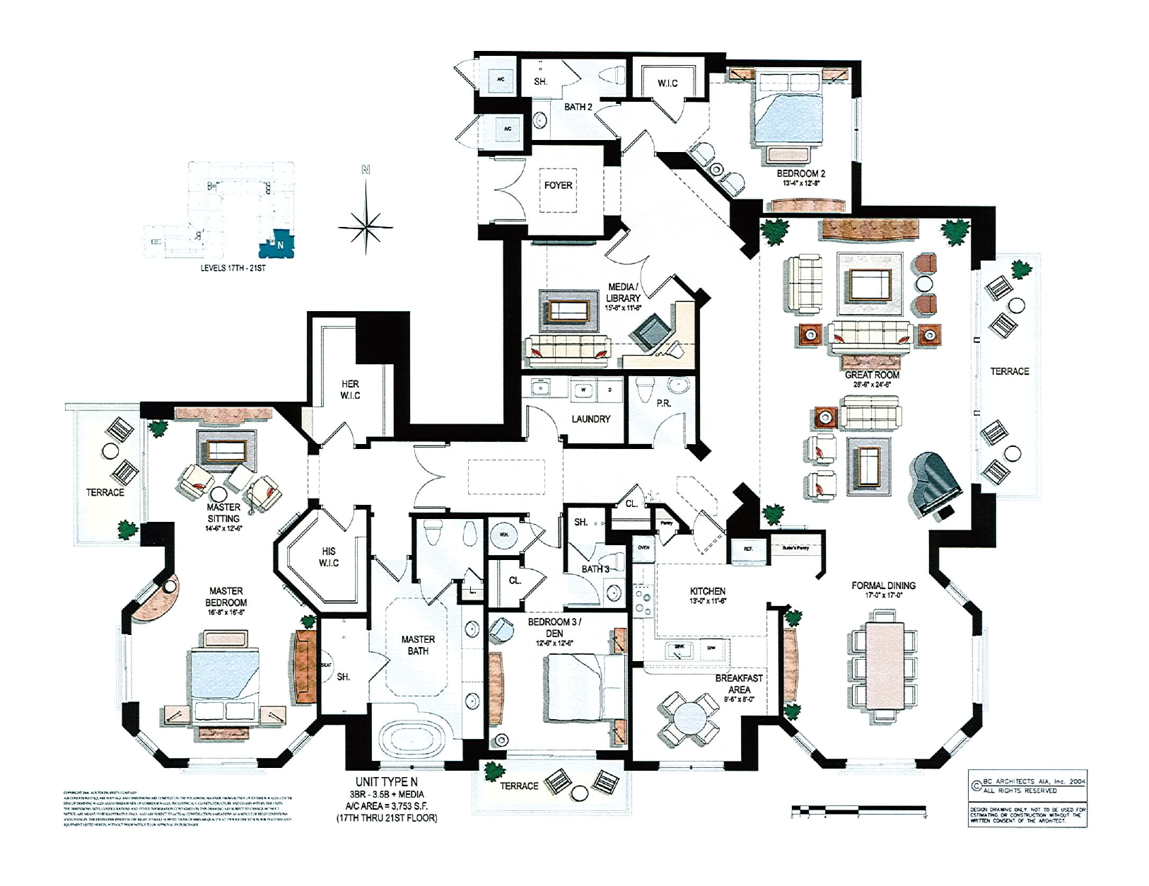 Two City Plaza Floorplan Plan N