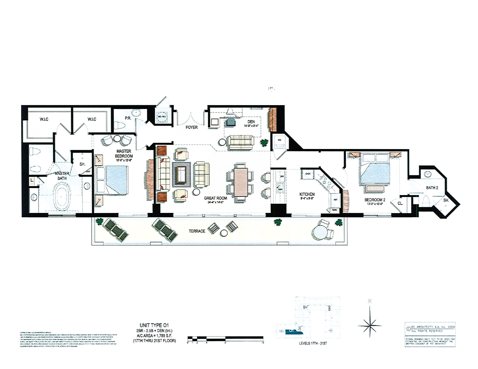 Two City Plaza Floorplan Plan O1