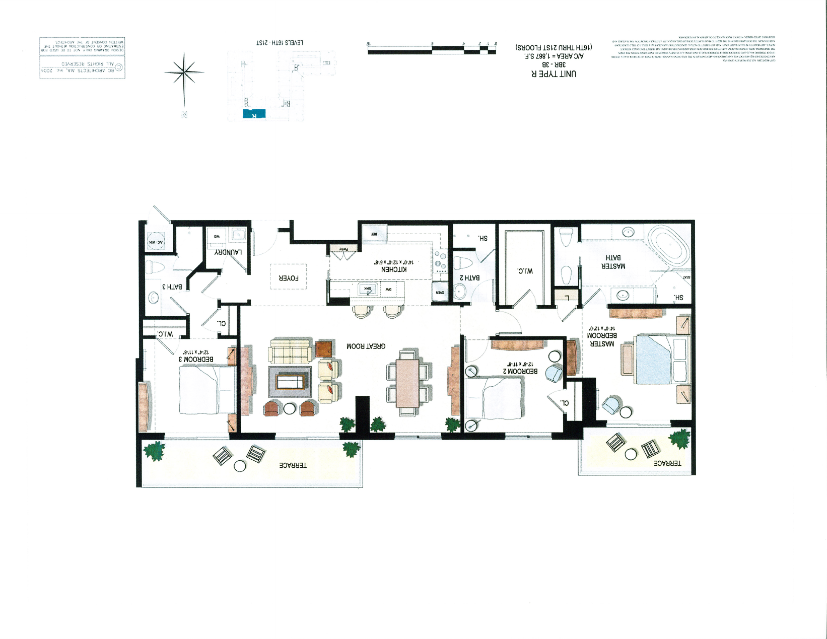 Two City Plaza Floorplan Plan R